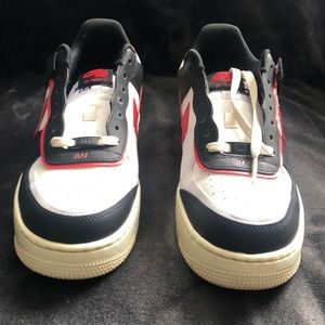 Nike Air Force 1 Shadow “University Red/Black/Sail. Women’s size 10